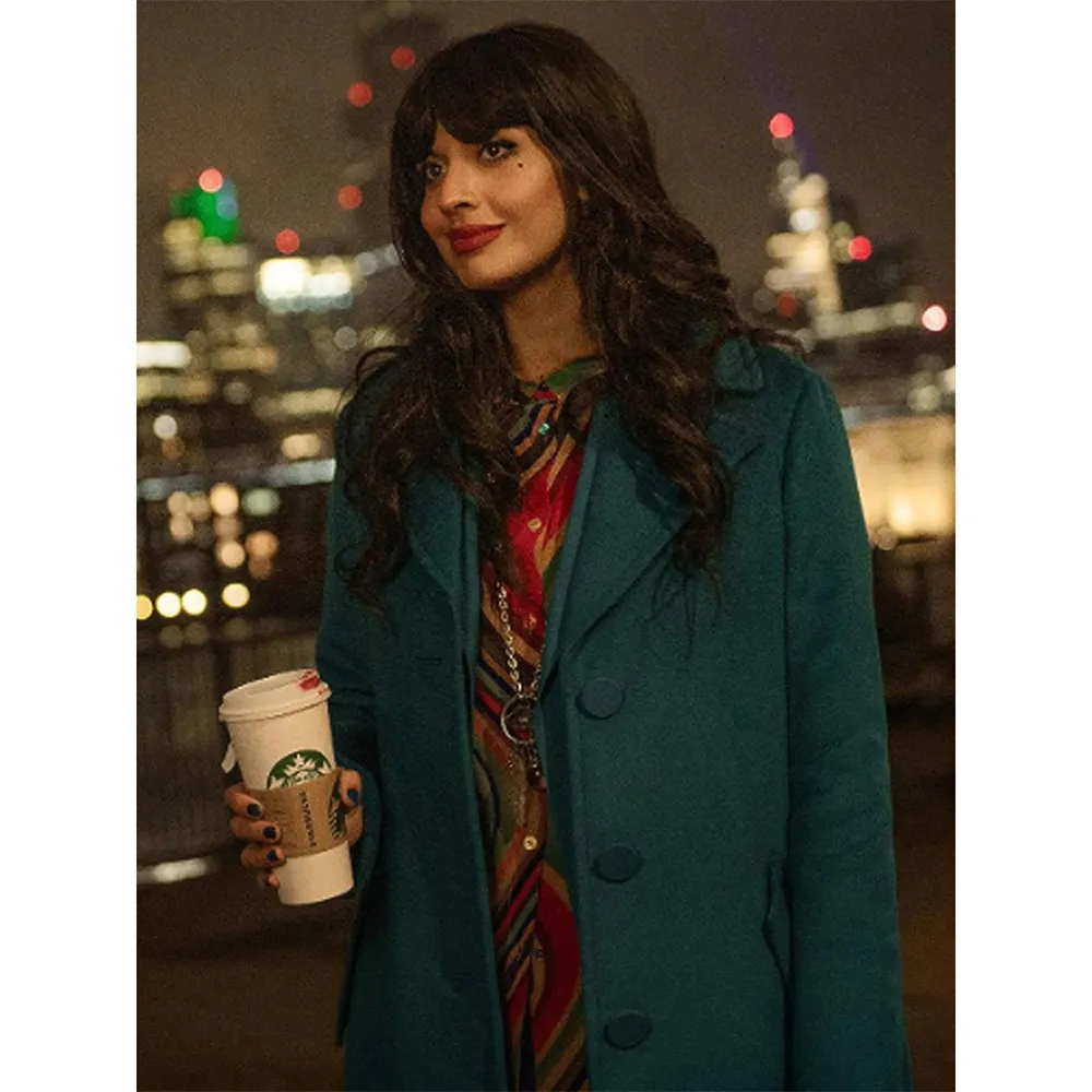 Jameela Jamil Love at First Sight Coat