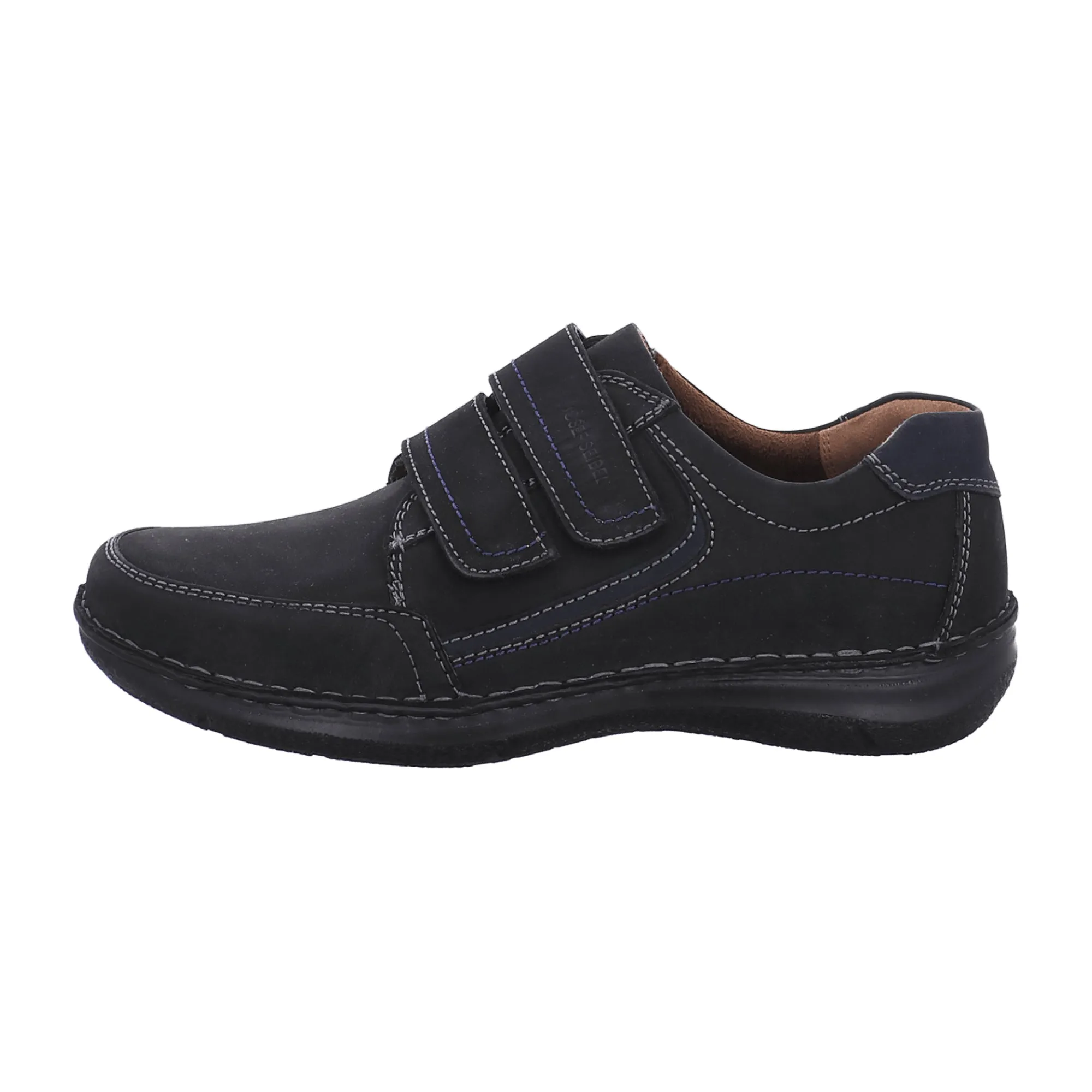 Josef Seibel Alfred 5 Shoes Black Velcro Extra-Wide 43705 for Men Black