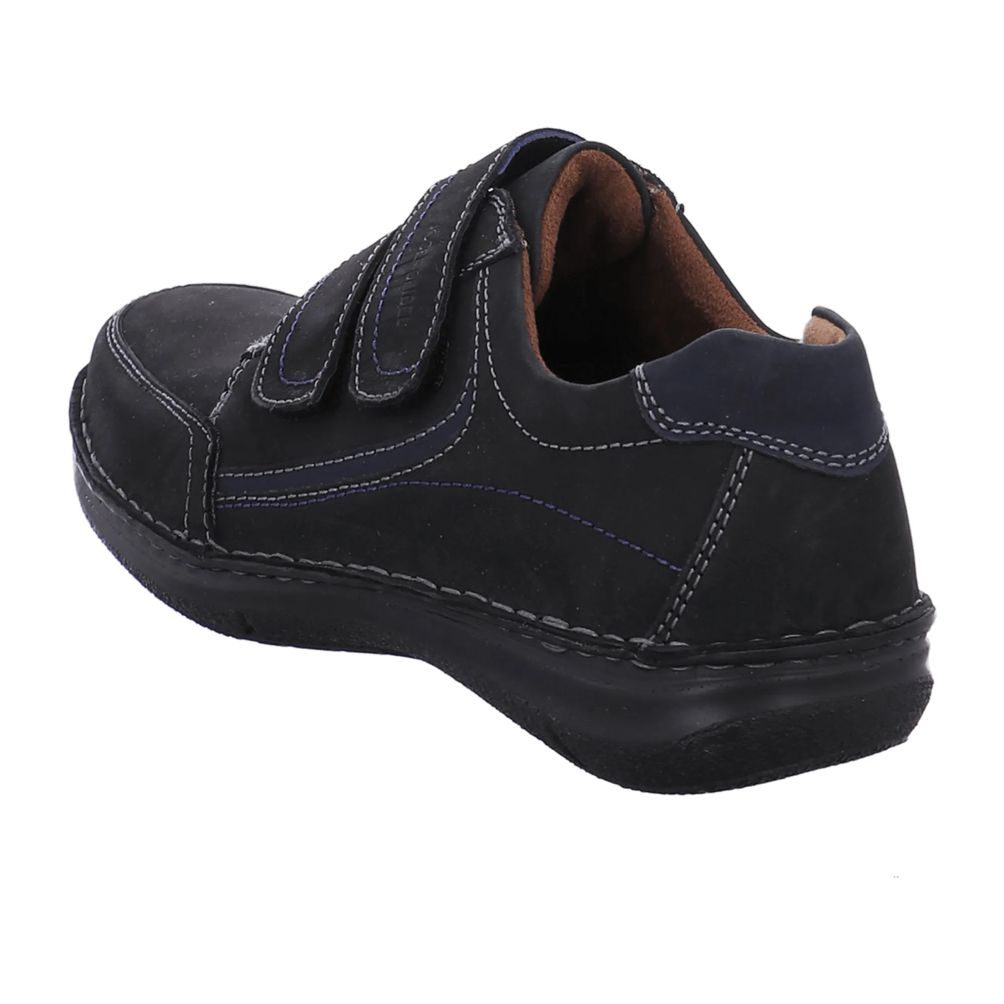 Josef Seibel Alfred 5 Shoes Black Velcro Extra-Wide 43705 for Men Black