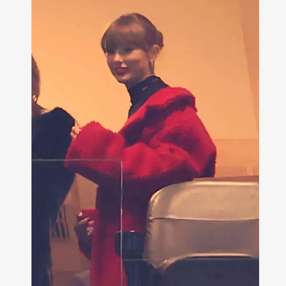 Kansas City Chiefs Taylor Swift Red Teddy Coat