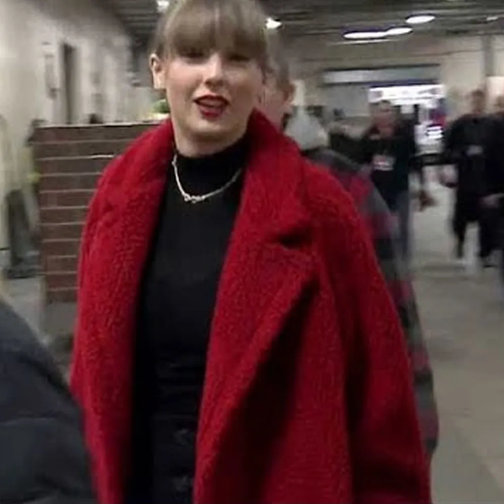 Kansas City Chiefs Taylor Swift Red Teddy Coat