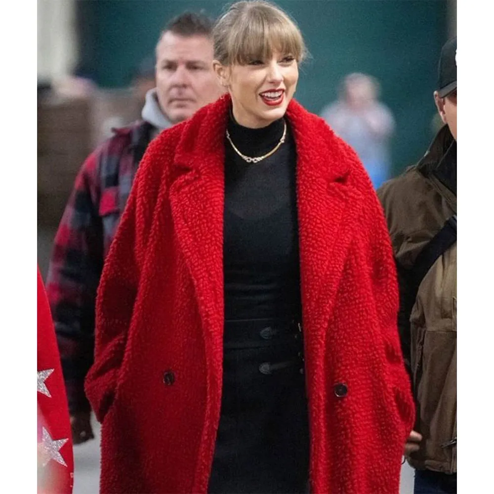 Kansas City Chiefs Taylor Swift Red Teddy Coat