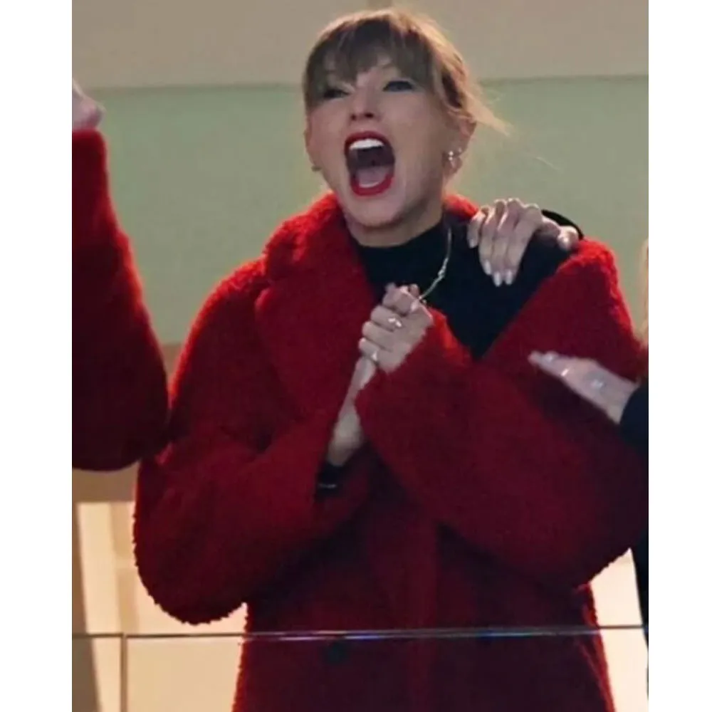 Kansas City Chiefs Taylor Swift Red Teddy Coat