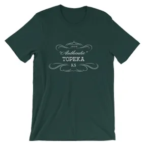 Kansas - Topeka KS - Short-Sleeve Unisex T-Shirt - Authentic