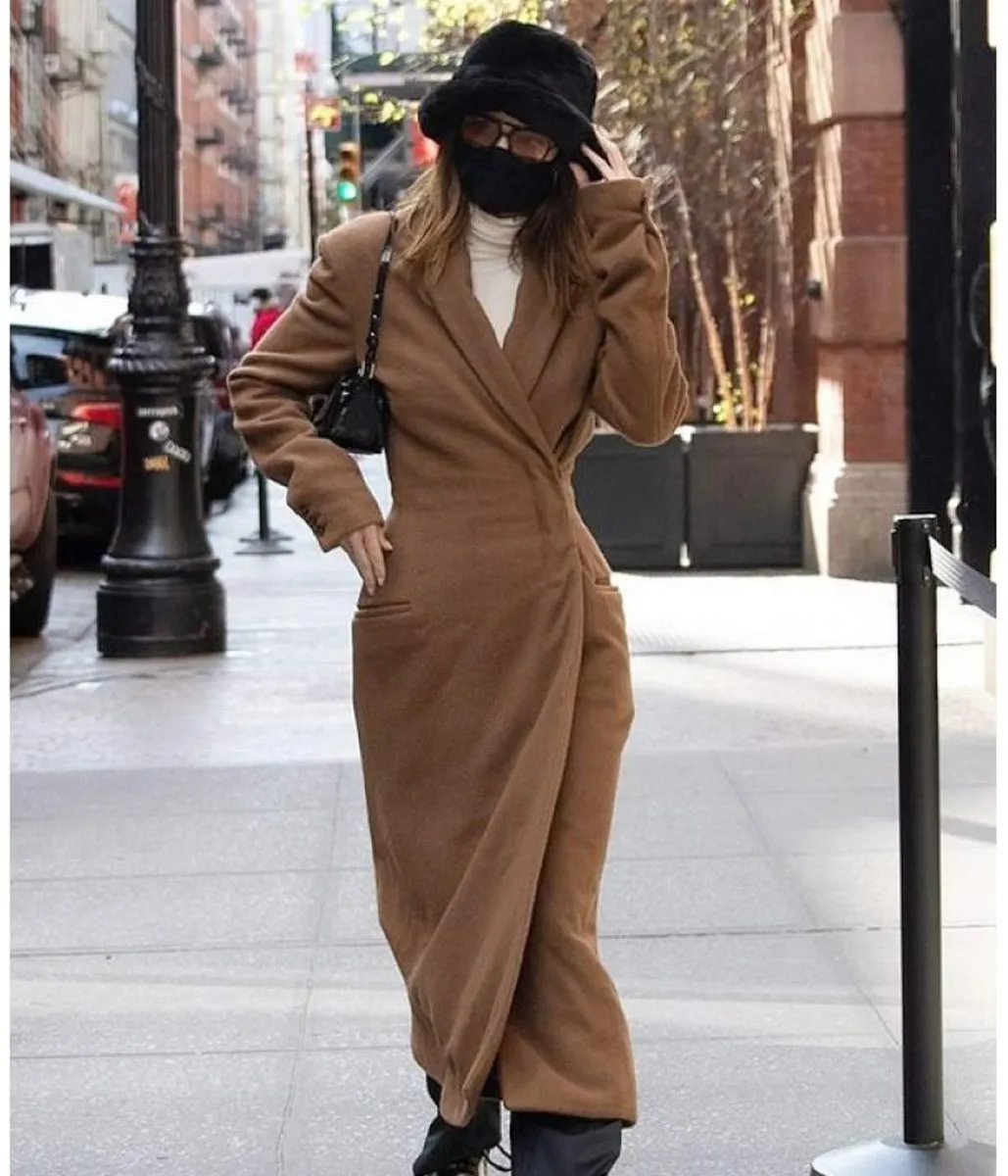 Kendall Jenner Street Wear Wool Coat