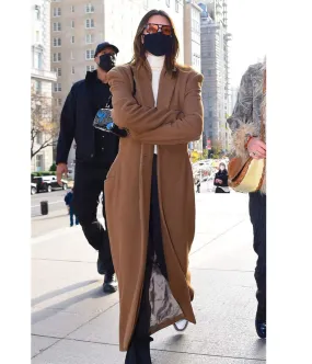 Kendall Jenner Street Wear Wool Coat