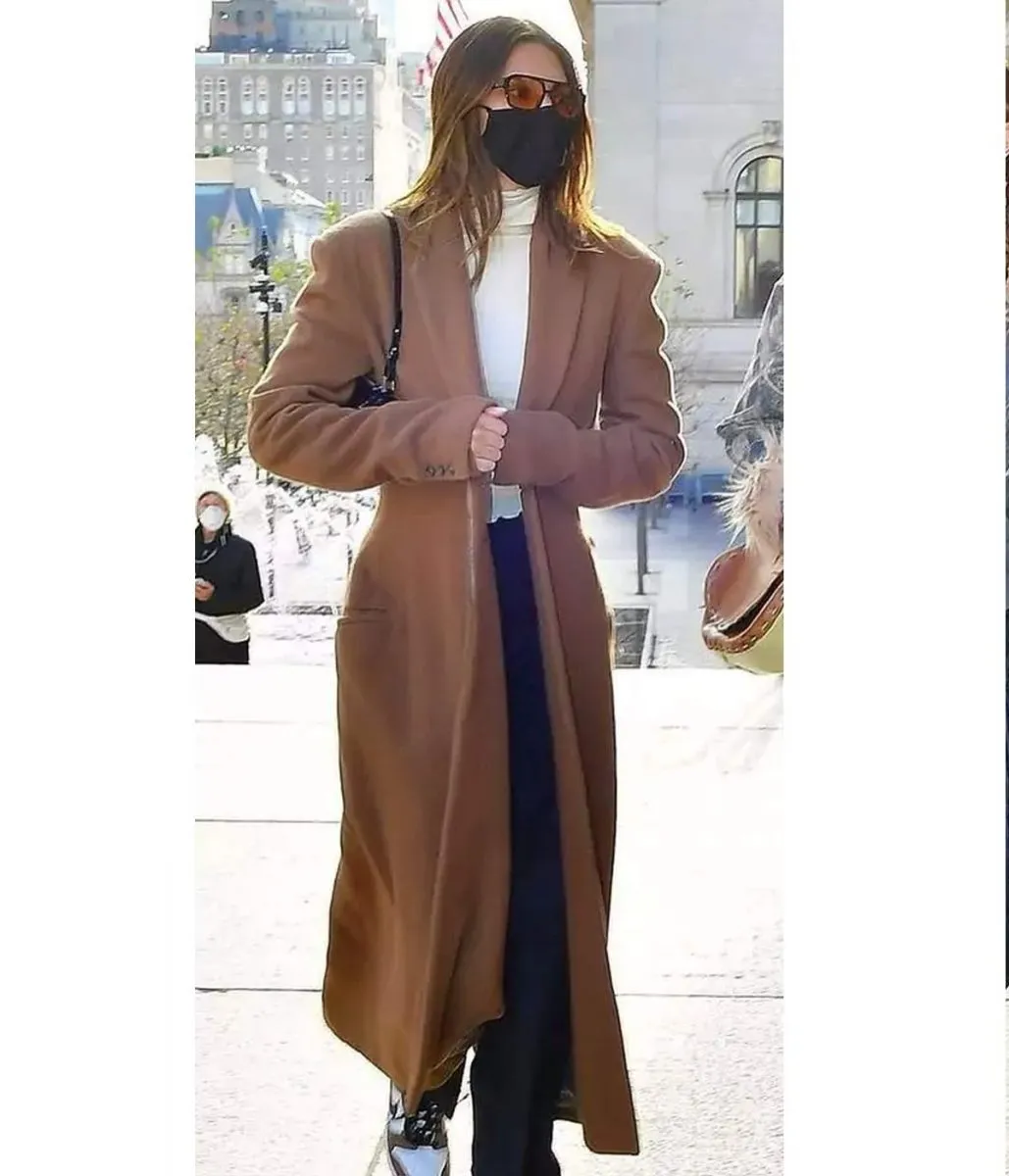 Kendall Jenner Street Wear Wool Coat