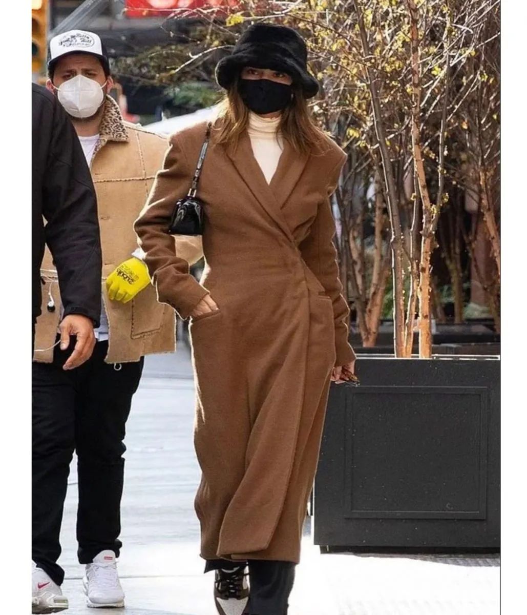 Kendall Jenner Street Wear Wool Coat