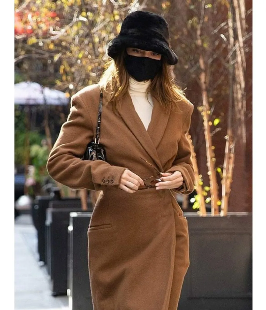 Kendall Jenner Street Wear Wool Coat