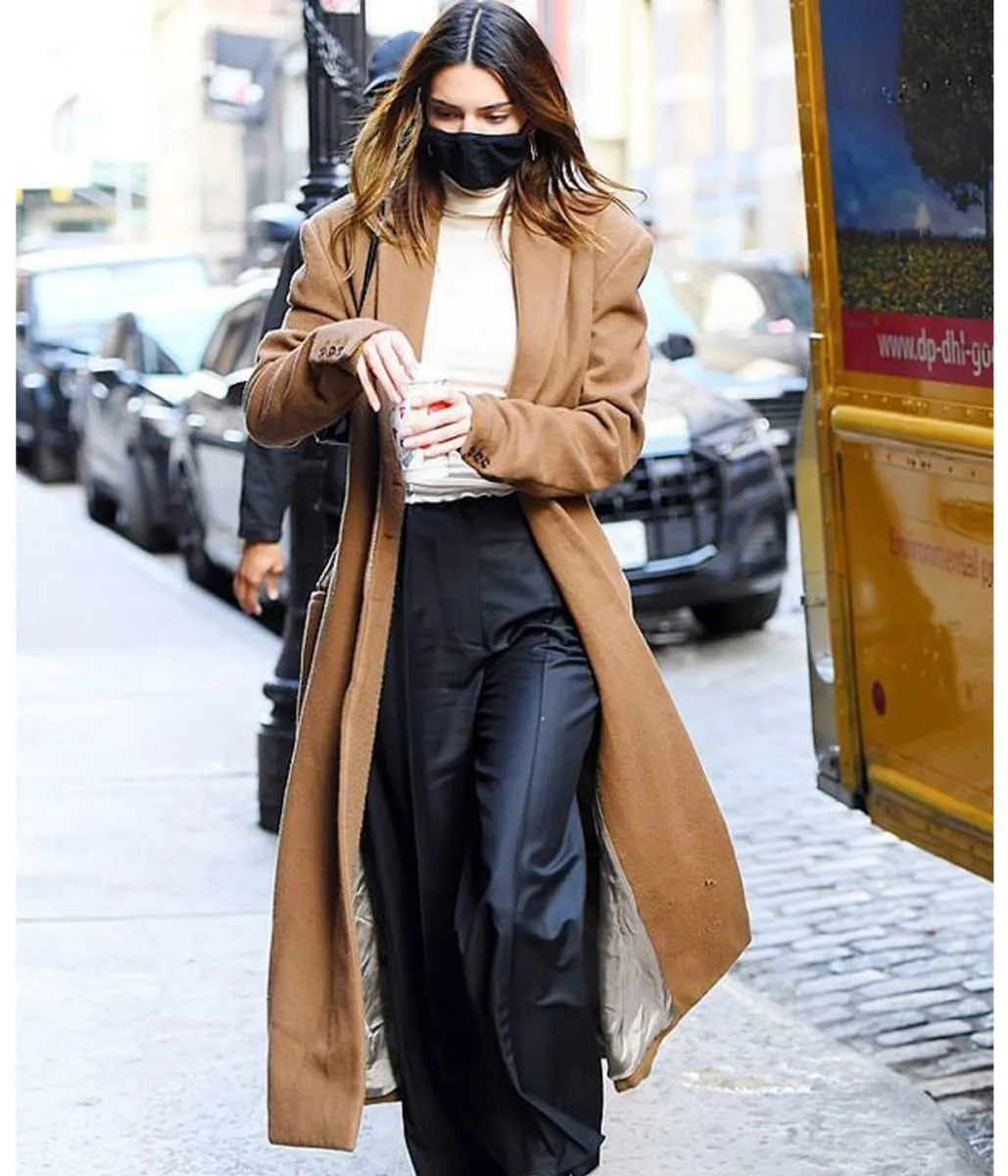 Kendall Jenner Street Wear Wool Coat