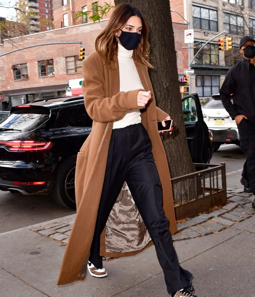 Kendall Jenner Street Wear Wool Coat