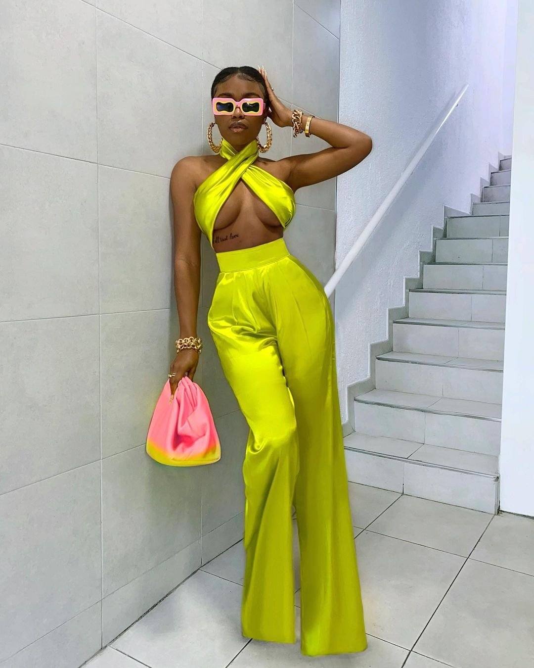 Kianna Green Two Piece Set