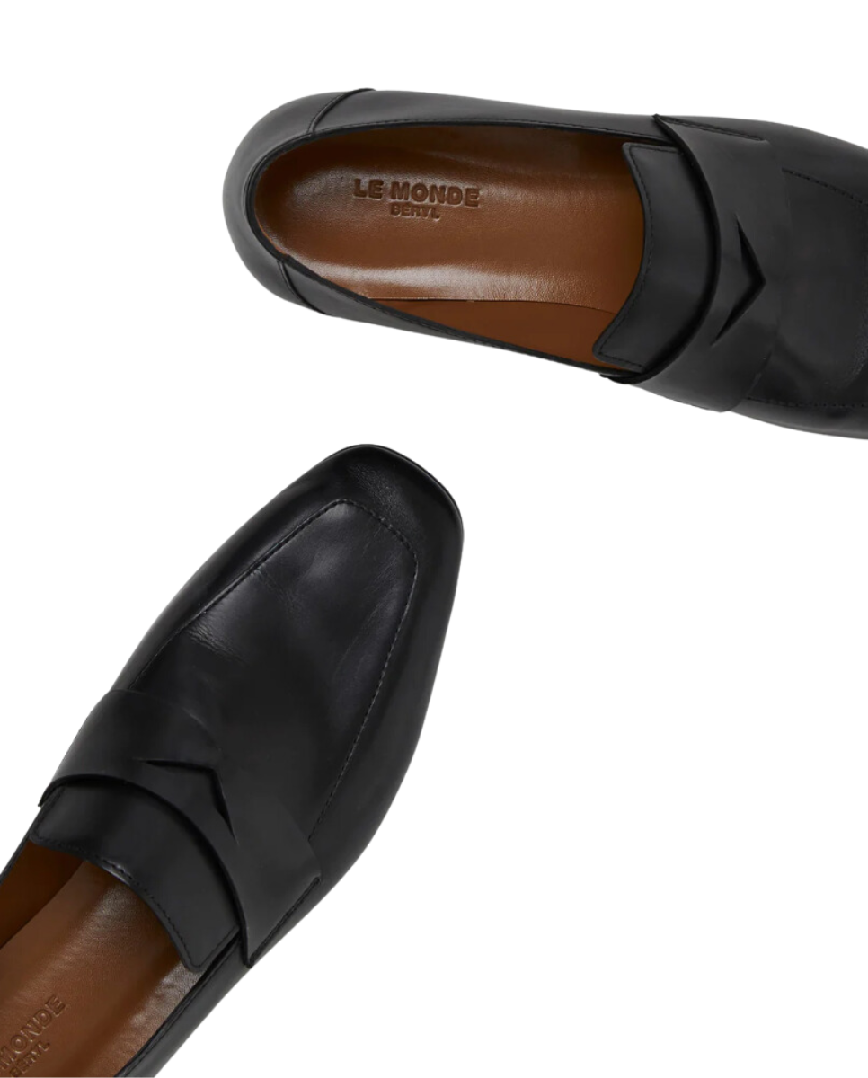 Le Monde Béryl Soft Loafer Placket Leather