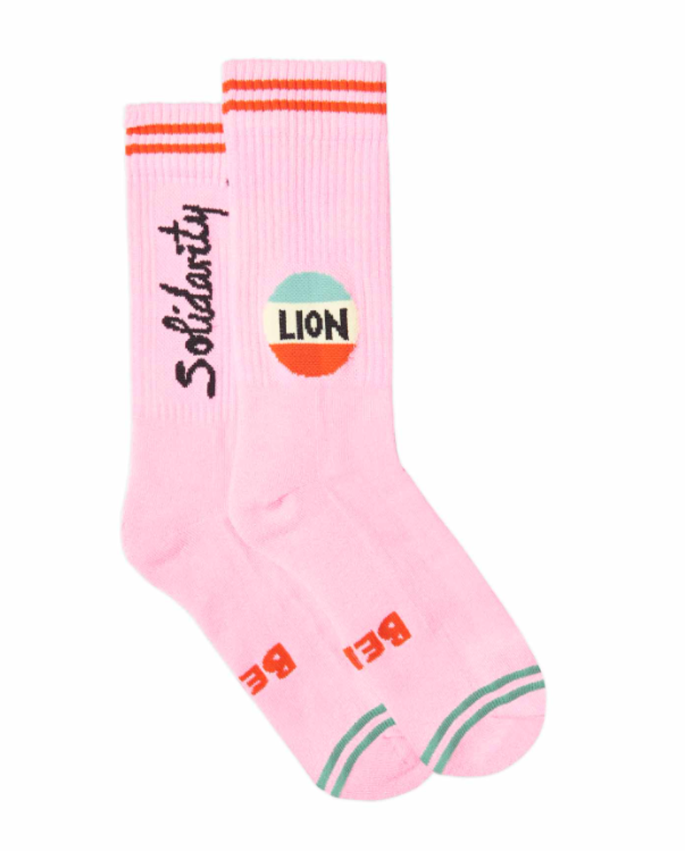 Lion Socks Pink