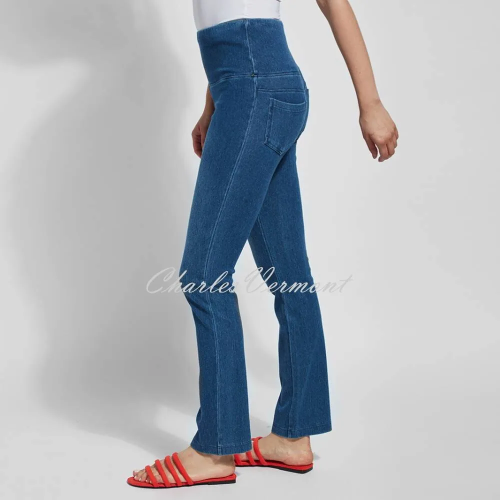 Lysse Straight Leg Denim Jean with Back Pockets – Style 6176 (Mid Wash)