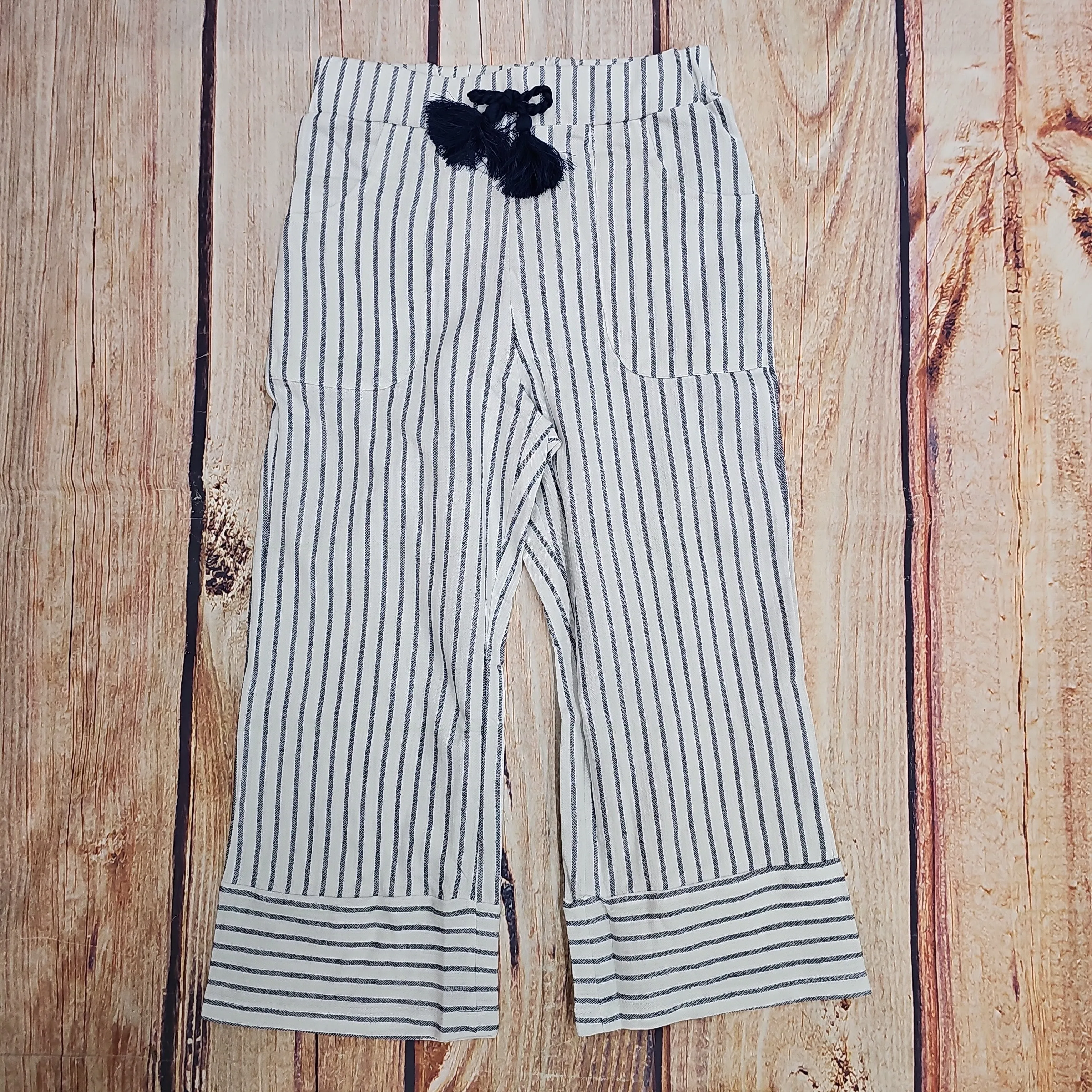 MAYROAL STRIPED CROPPED PANTS