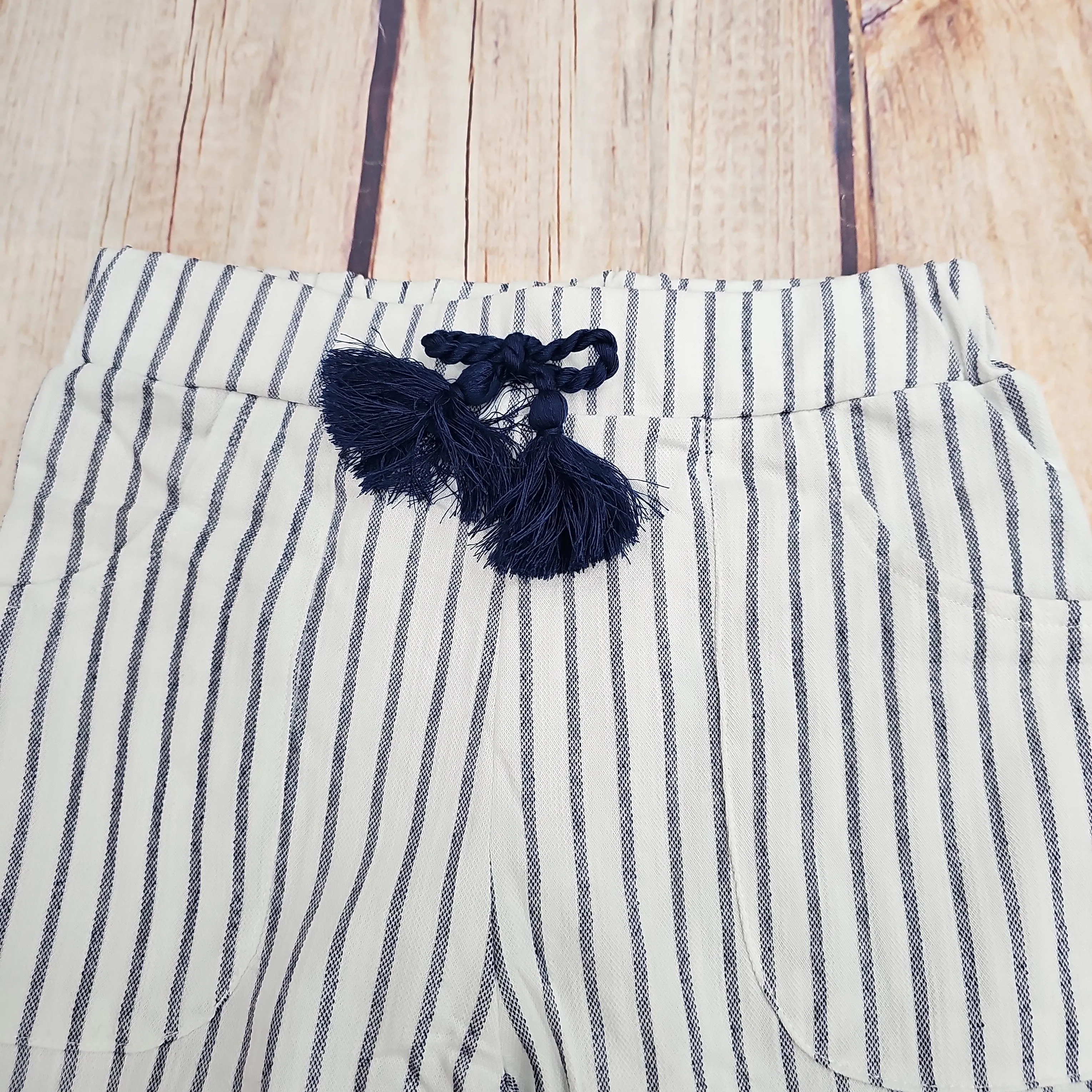 MAYROAL STRIPED CROPPED PANTS