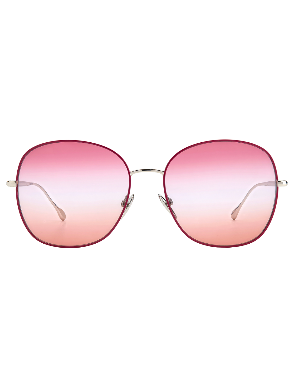 Metal Butterfly Sunglasses Pink