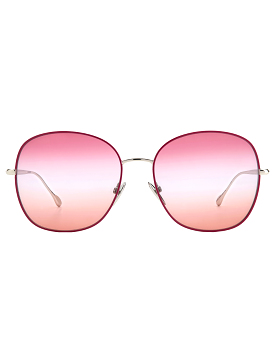 Metal Butterfly Sunglasses Pink