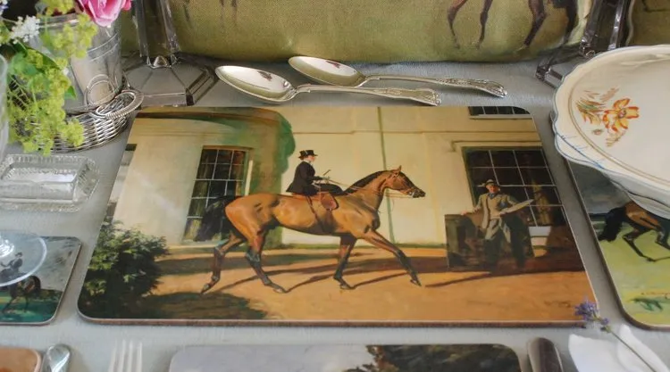 Munnings My Wife, My Horse & Myself Serving Mat