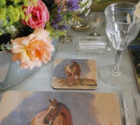 Munnings Study of a Bay Horse 'Master' Coaster