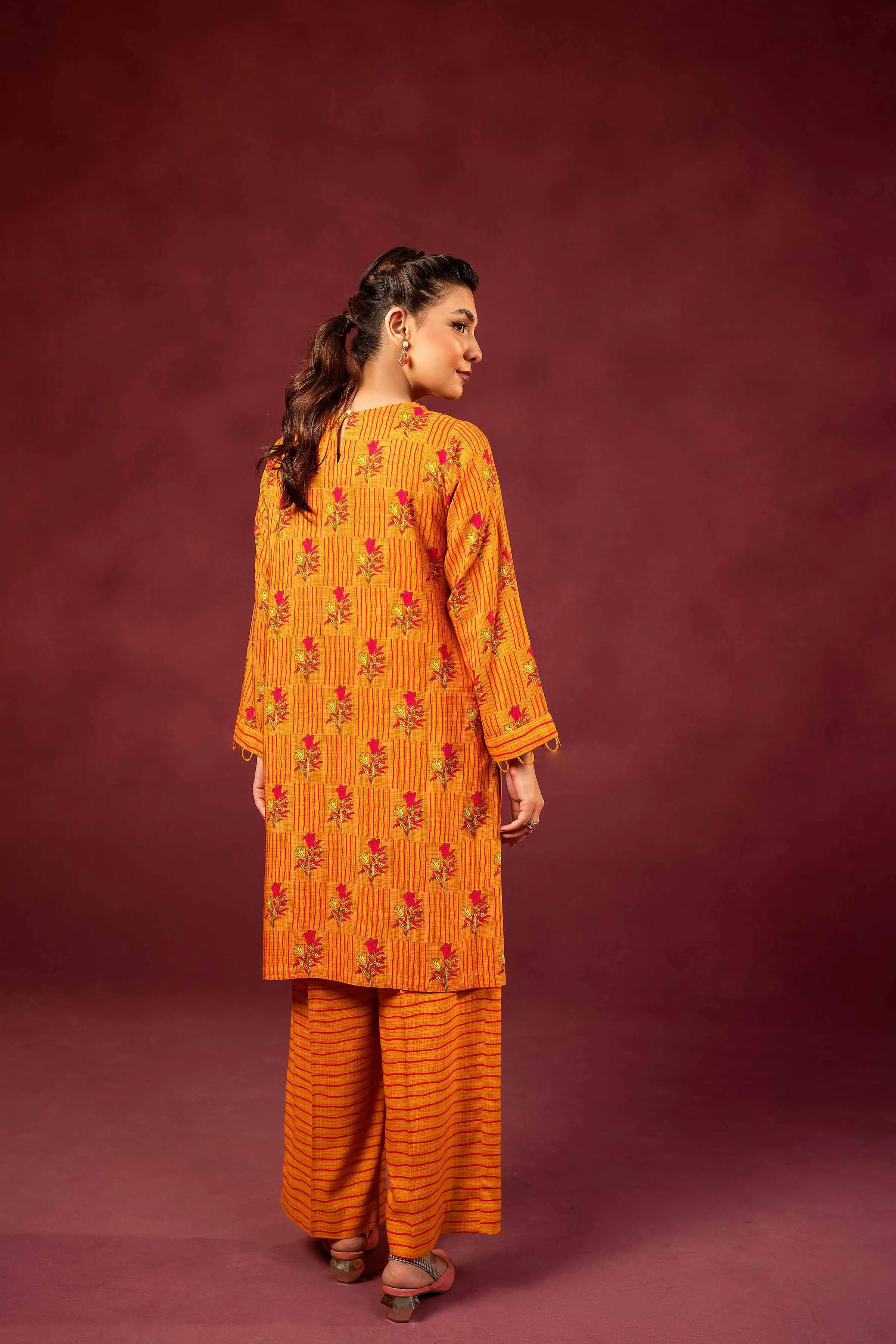 Nishat With You Unstitched Printed Linen 2Pc Suit - 42303361