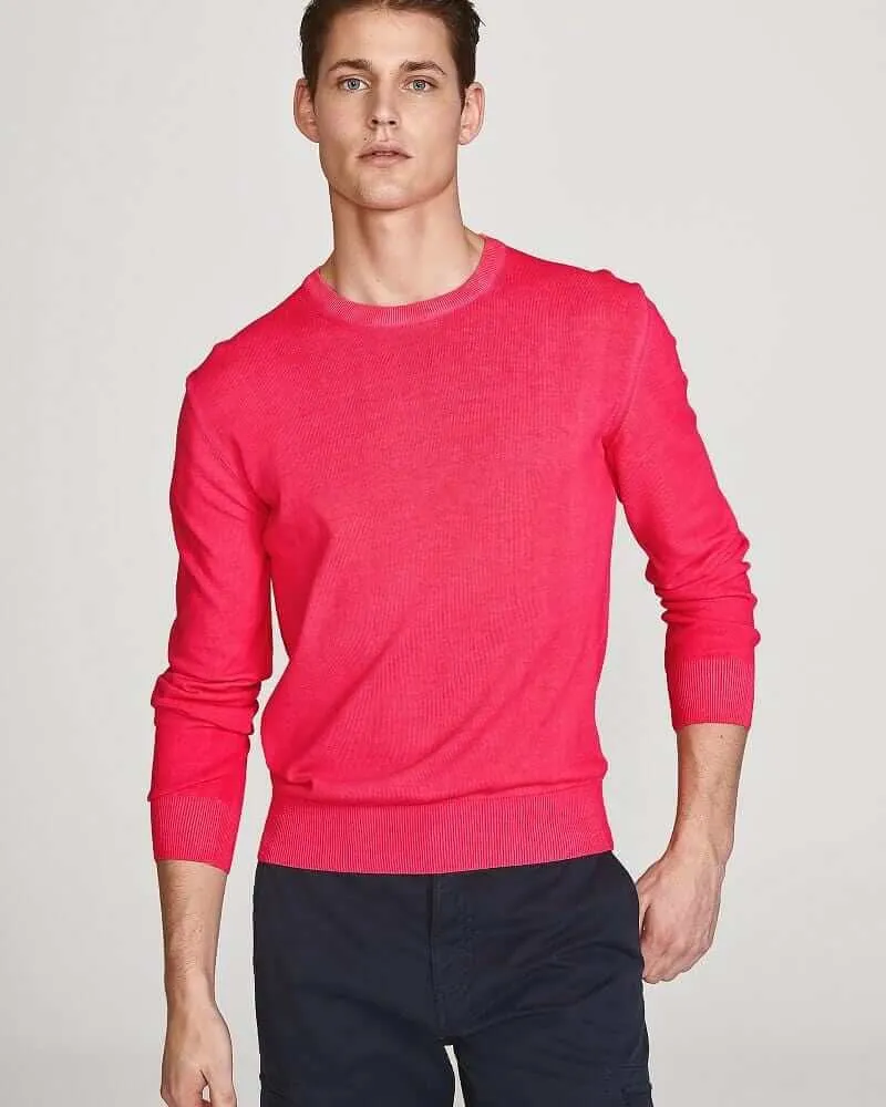 North Sails Pure Cotton Jumper Pink Fluo