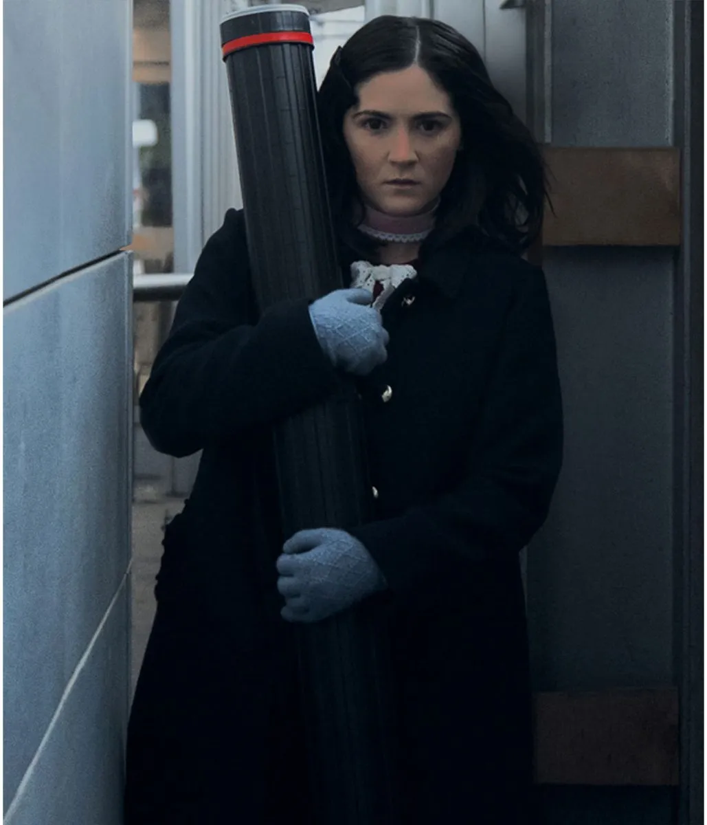 Orphan First Kill Isabelle Fuhrman Black Coat