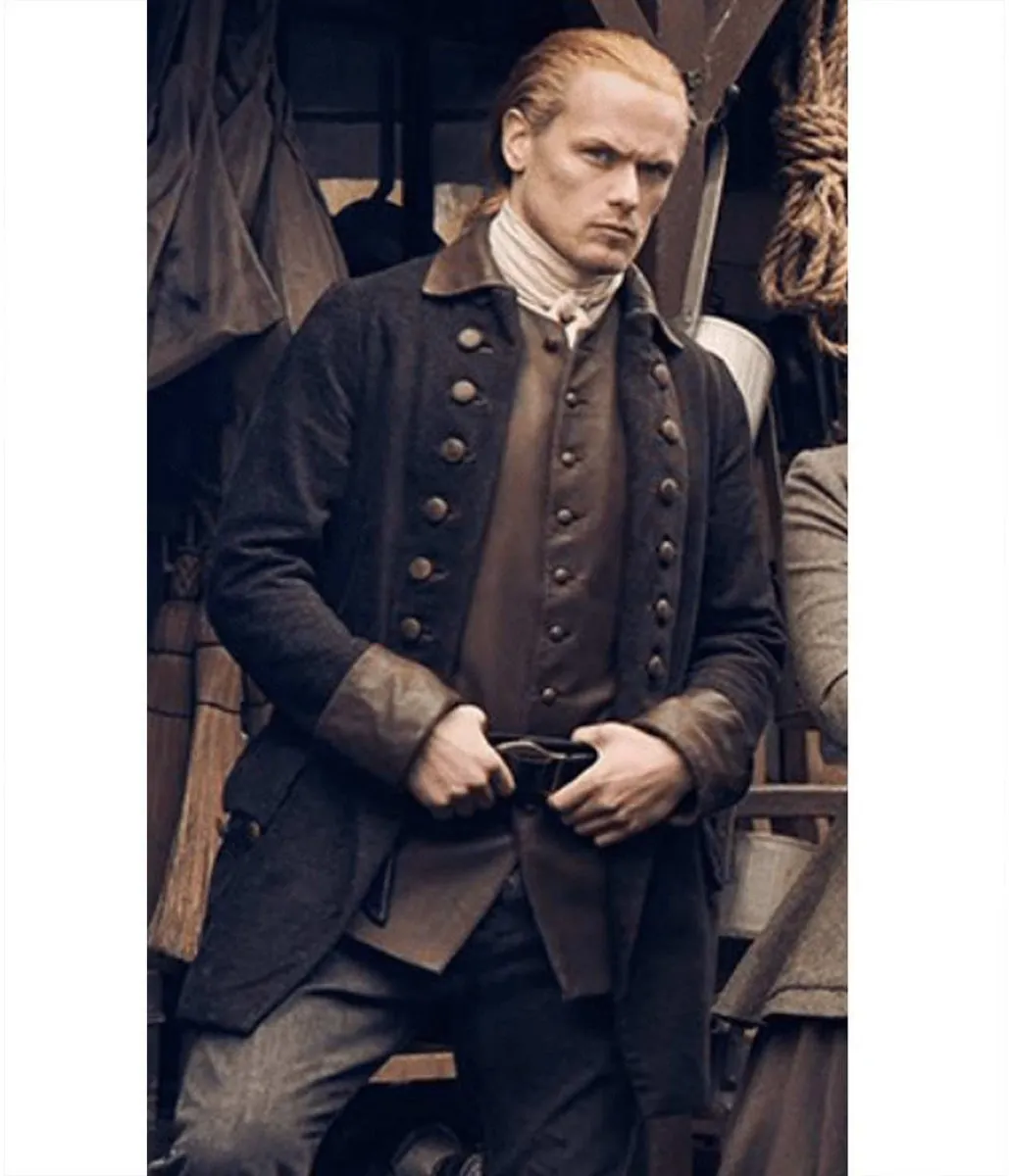 Outlander Season 6 Sam Heughan Wool Coat