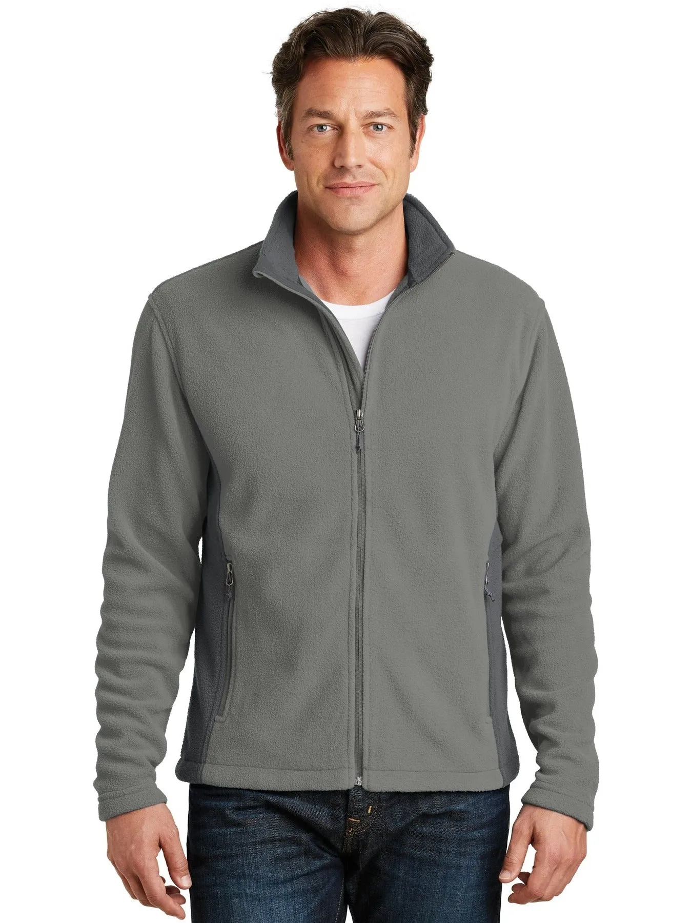 OUTLET-Port Authority Colorblock Value Fleece Jacket