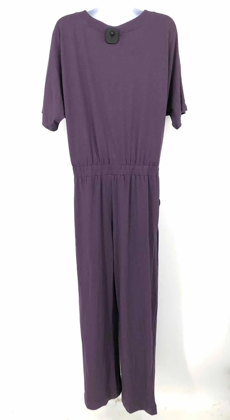 PACT PURPLE PANTS SHORT SLEEVES SIZE MEDIUM ( JUMPSUIT