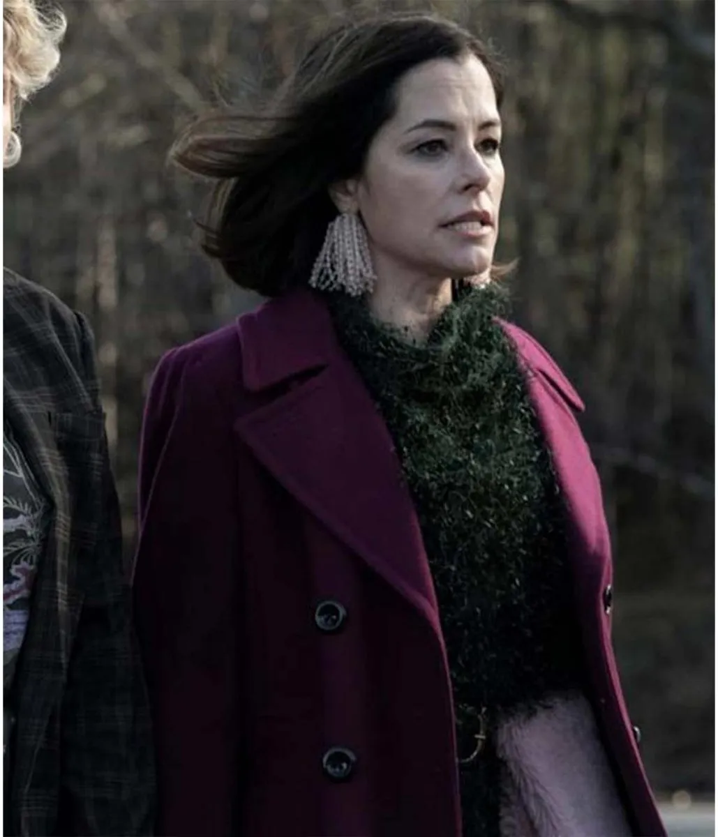 Parker Posey Tales of the Walking Dead Purple Coat