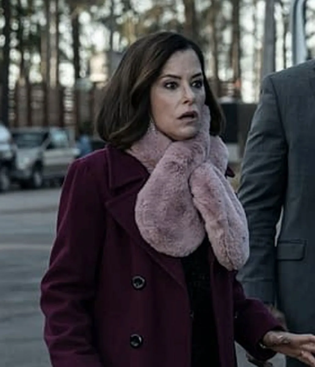 Parker Posey Tales of the Walking Dead Purple Coat