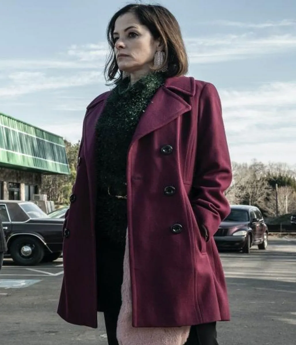 Parker Posey Tales of the Walking Dead Purple Coat