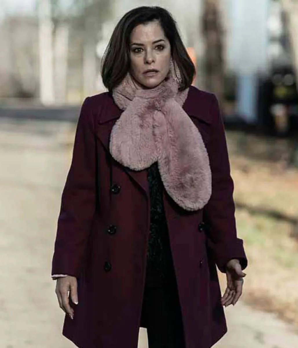 Parker Posey Tales of the Walking Dead Purple Coat