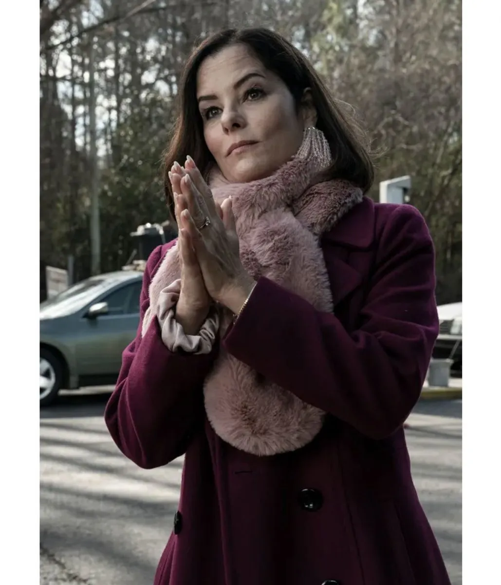 Parker Posey Tales of the Walking Dead Purple Coat