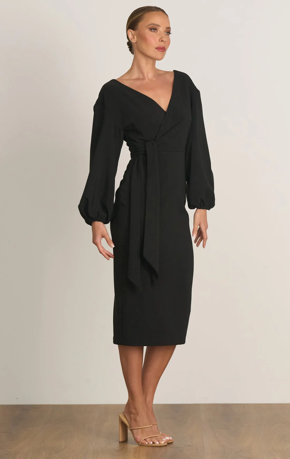 Pasduchas Ace Midi Dress - Black