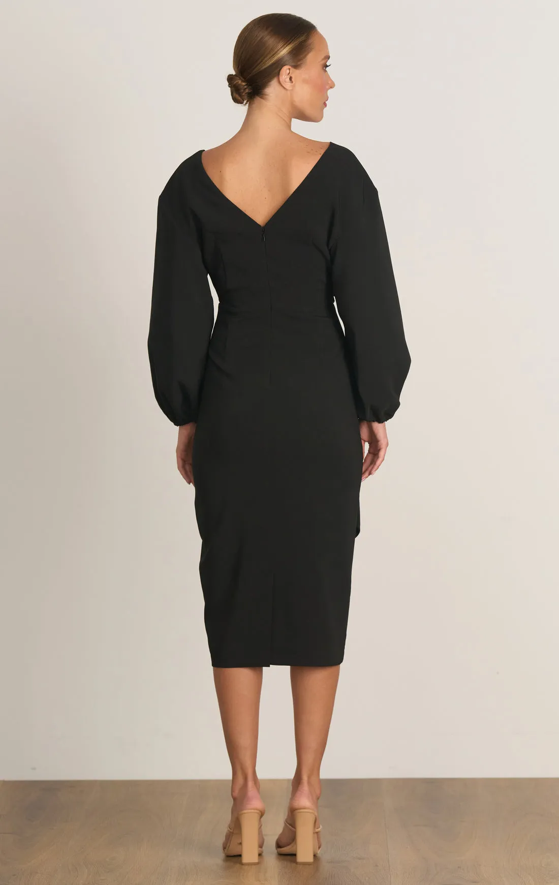 Pasduchas Ace Midi Dress - Black