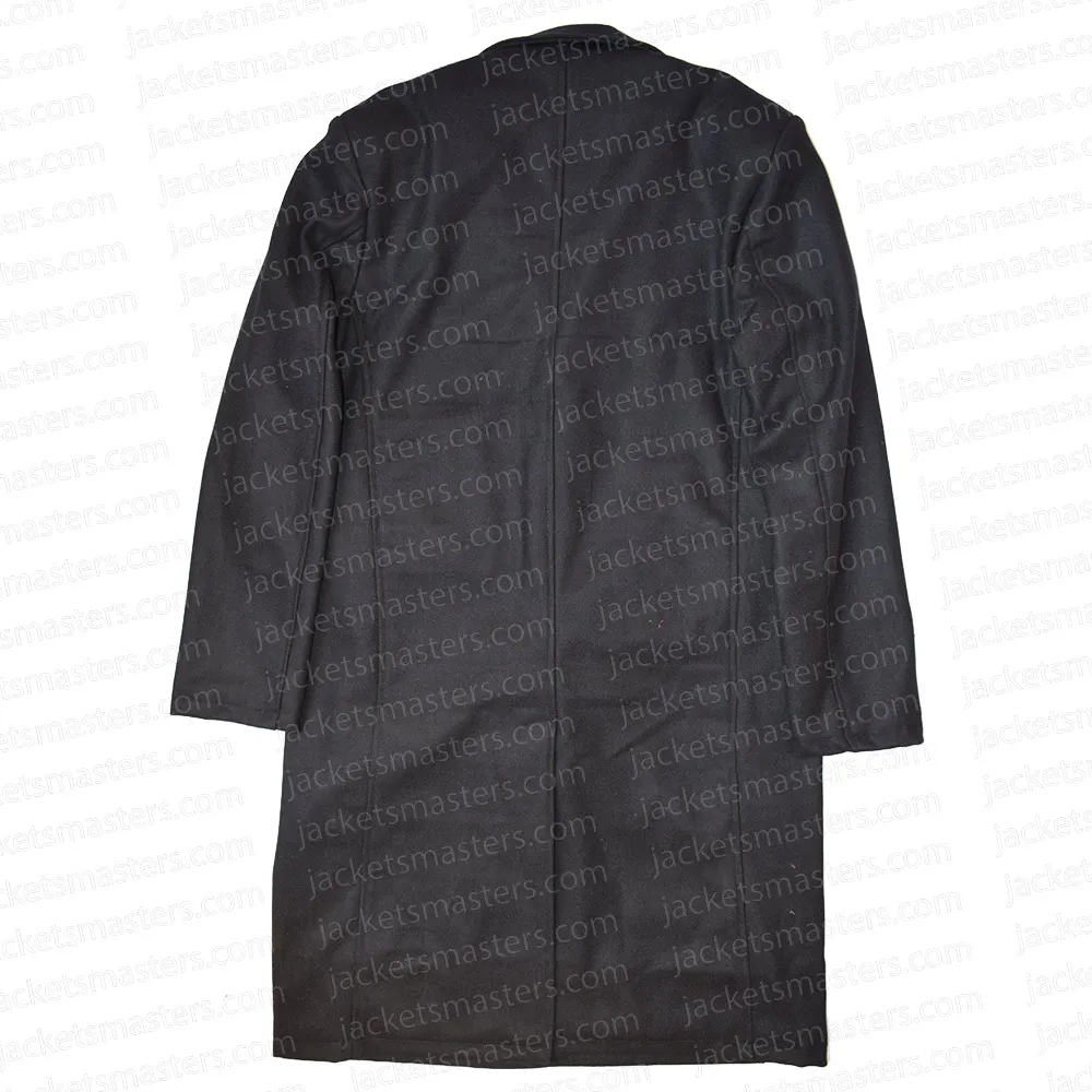 Peaky Blinders Michael Gray Black Wool Coat