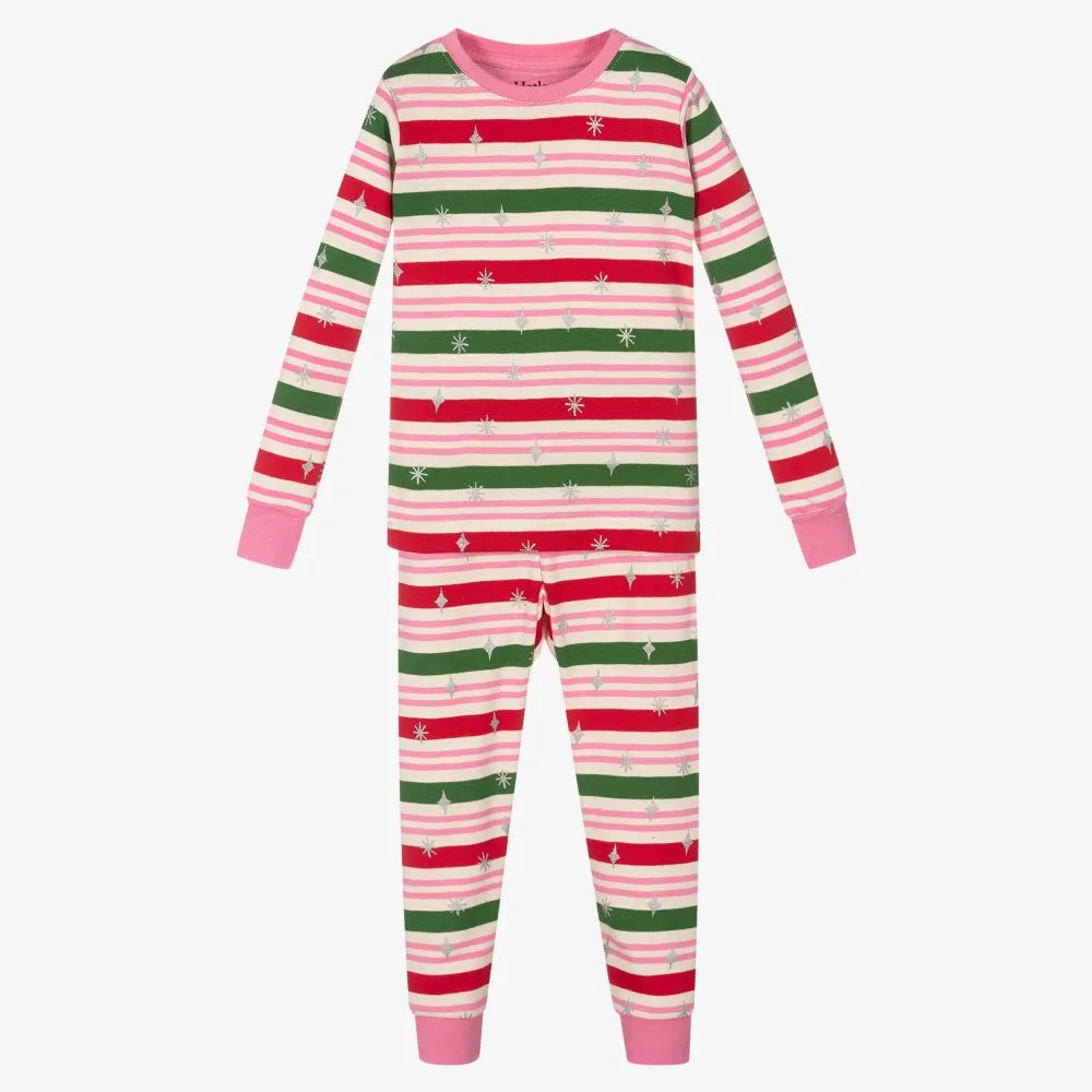 Pink Striped Cotton Pyjamas