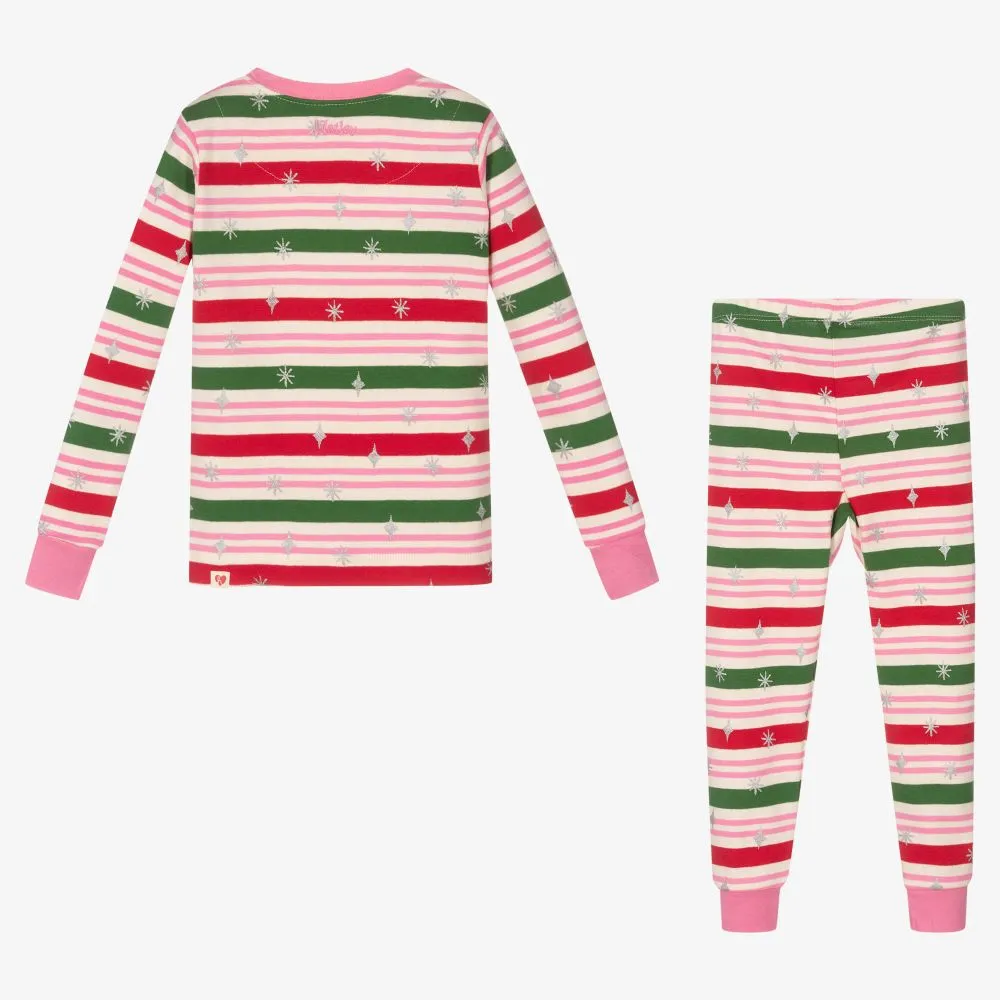 Pink Striped Cotton Pyjamas