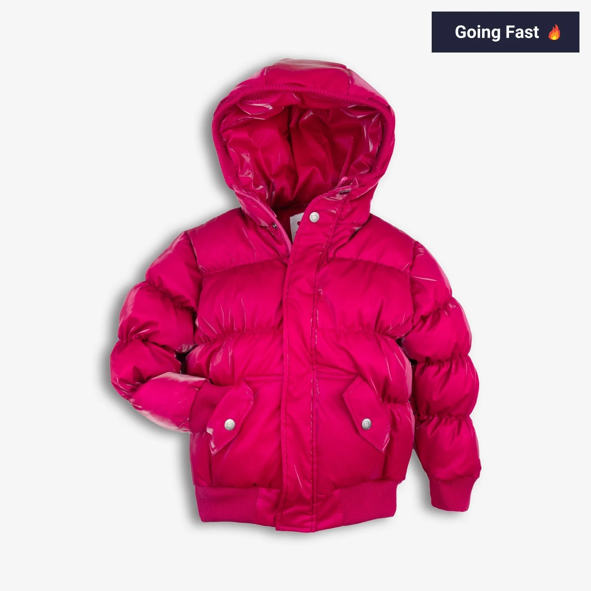 Puffy Coat | Deep Pink