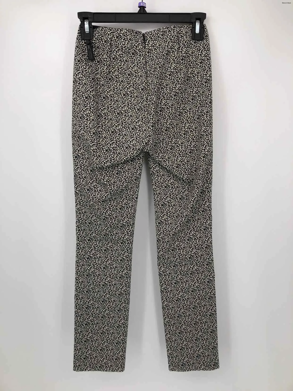 RAG & BONE Off White Black & Gray Animal Print Size 00  (XS) Pants