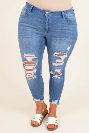 Reach For It Jeans, Medium Wash