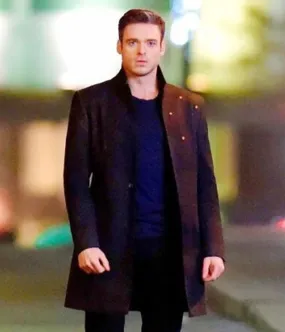 Richard Madden Eternals Black Coat