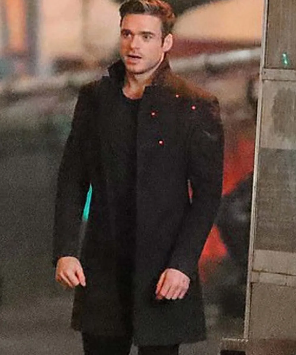 Richard Madden Eternals Black Coat