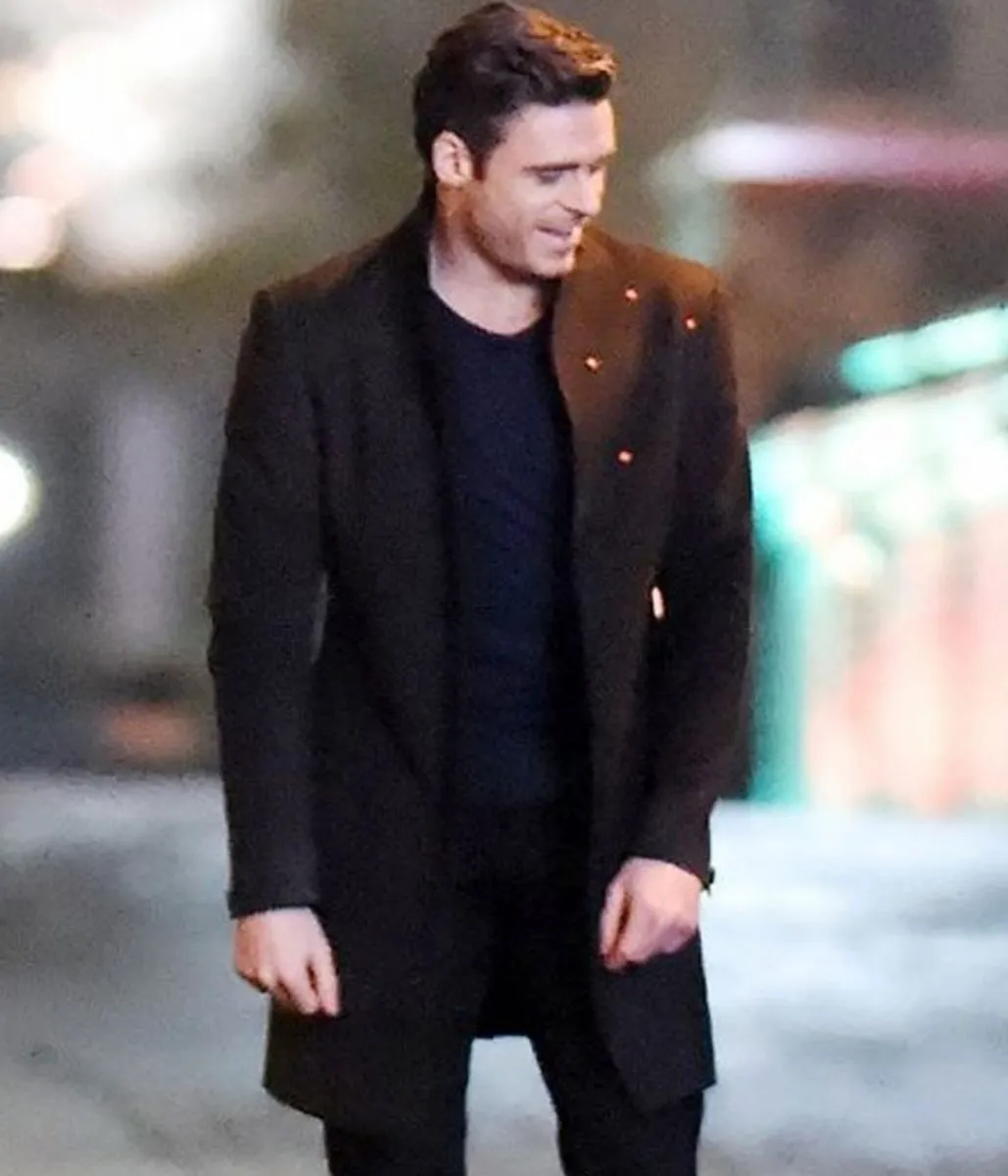 Richard Madden Eternals Black Coat