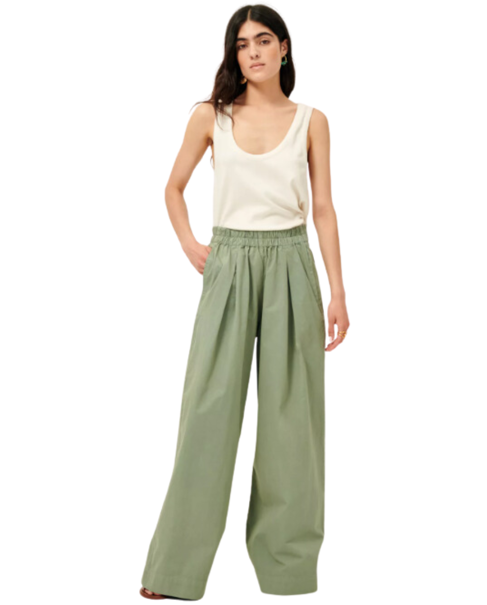 Ridye Trousers Infused Green