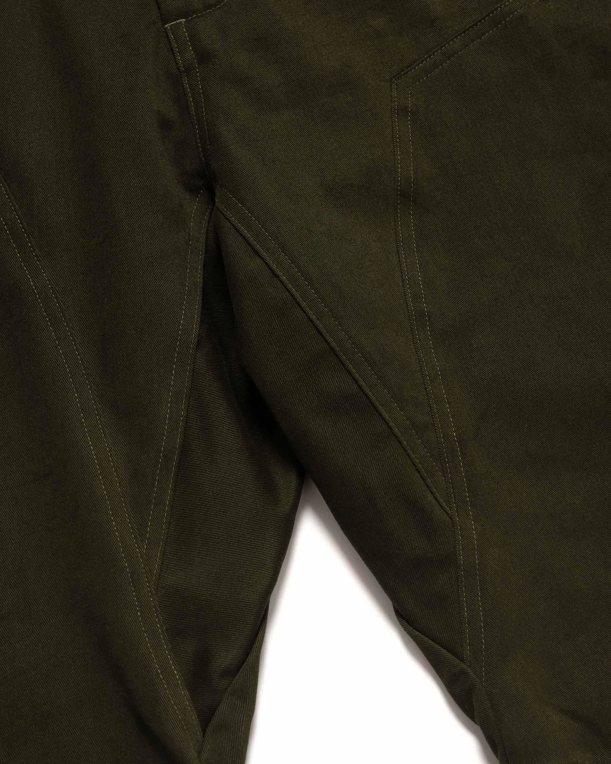 Rig Pant - Duca Visconti Emerized Cotton Twill Olive