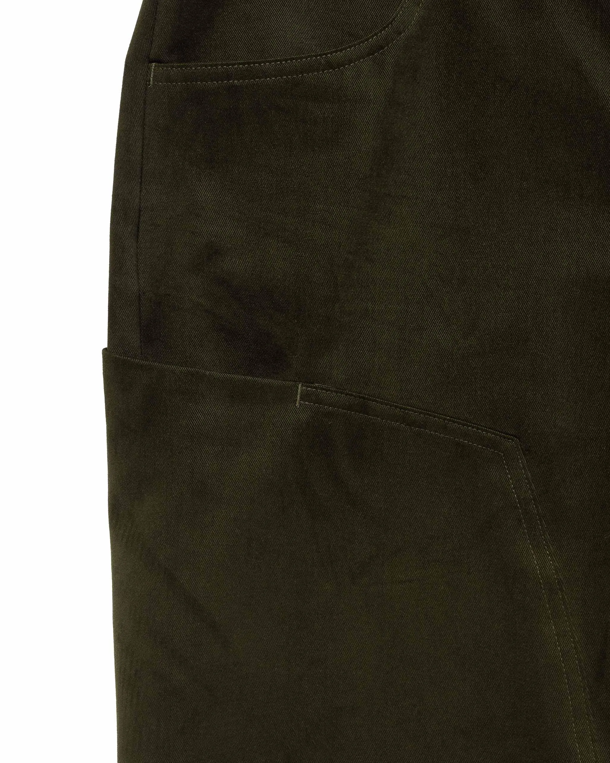 Rig Pant - Duca Visconti Emerized Cotton Twill Olive